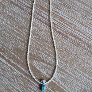 Silpada Freshwater Pearl Turquoise Necklace N2847